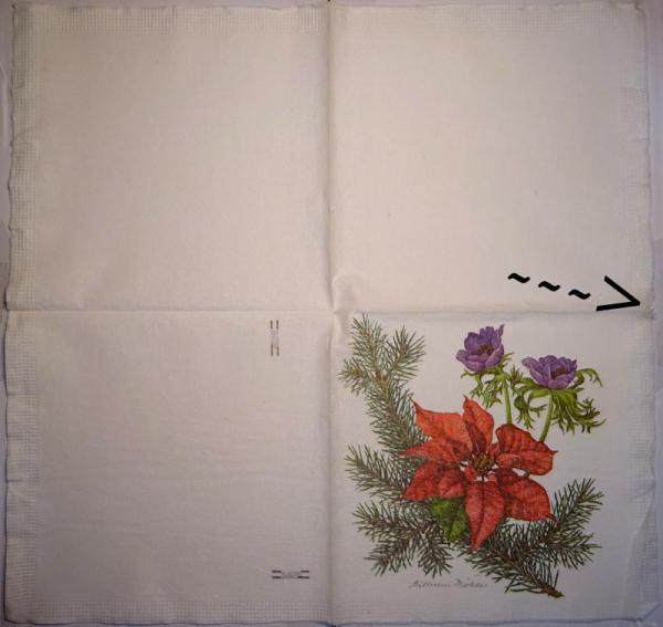 095 Christmas Flowers - 3-ply (95)